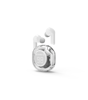 AURICULARES GEMBIRD TWST-01-W TRANSPARENTES BLANCO BT