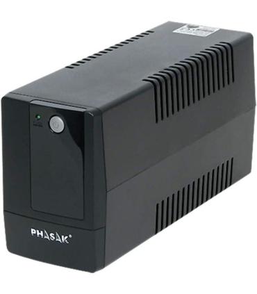 SAI Lnea Interactiva Phasak Basic Interactive 600 VA/ 600VA-360W/ 2 Salidas/ Formato Torre