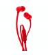 Auriculares Intrauditivos JBL T110  Con Micrfono  Jack 3.5  Rojos