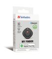 Localizador Verbatim My Finder Bluetooth Tracker MYF-01 Compatible Con Apple/ Incluye Llavero Y Pila/ Negro