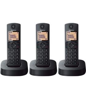 Telfono Inalmbrico Panasonic KX-TGC313SP/ Pack TRO/ Negro
