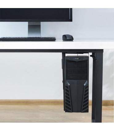 SOPORTE ORDENADOR EWENT COLGANTE BAJO MESA AJUSTABLE