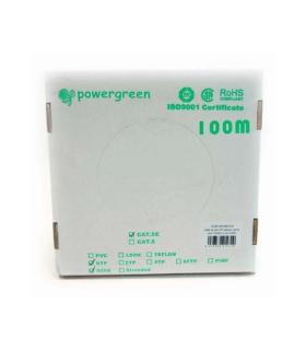 BOBINA DE CABLE PEPEGREEN CAT5e 100M RIGIDO EXTER