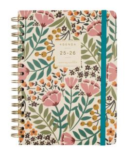 AGENDA ESCOLAR 2025-2026 MONIQUILLA E10-155X212 SEMANA VISTA HORIZONTAL JARDIN+ FINOCAM 646010226