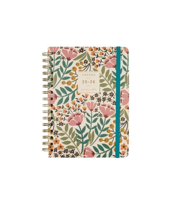 AGENDA ESCOLAR 2025-2026 MONIQUILLA E10-155X212 SEMANA VISTA HORIZONTAL JARDIN+ FINOCAM 646010226