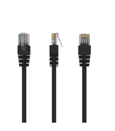 CABLE RED GEMBIRD UTP CAT5E MOLDEADO 0,5M NEGRO