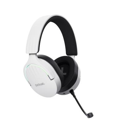 Auriculares Gaming Inalmbricos Con Micrfono Trust Gaming GXT 491 Fayzo  Bluetooth  Jack 3.5  Blancos