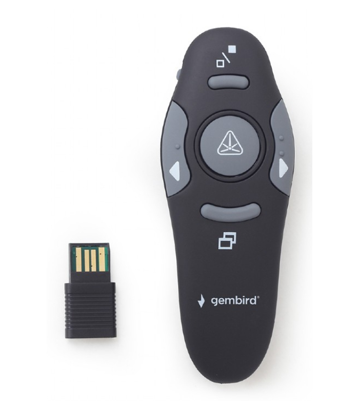 PRESENTADOR INALAMBRICO GEMBIRD CON PUNTERO LASER WP-L-11