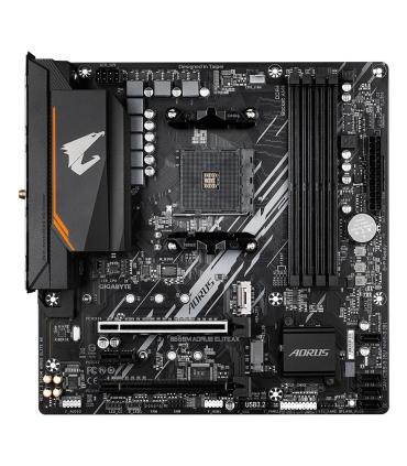 PLACA BASE GIGABYTE B550M AORUS ELITE  AX AM4 MATX 4XDDR4