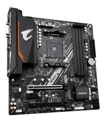 PLACA BASE GIGABYTE B550M AORUS ELITE  AX AM4 MATX 4XDDR4