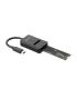 Dock USB Tipo-C Para SSD M2 SATA NVMe Aisens ASUC-M2D011-BK  Negro