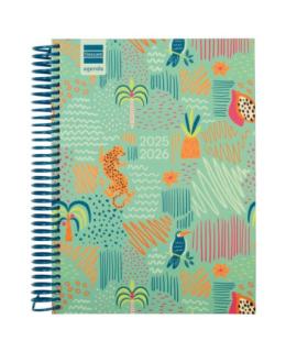 AGENDA ESCOLAR 2025-2026 DIVA 4 155X212 1DIA PAGINA SELVA+ FINOCAM 536160626