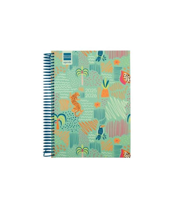 AGENDA ESCOLAR 2025-2026 DIVA 4 155X212 1DIA PAGINA SELVA+ FINOCAM 536160626