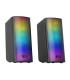 Altavoces Con Bluetooth Mars Gaming MSRGB2  15W  2.0  Negros