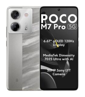 Smartphone Xiaomi POCO M7 Pro 8GB/ 256GB/ 6.67\'/ 5G/ Plata