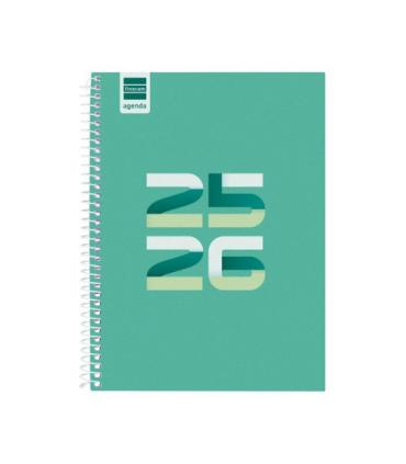 AGENDA ESCOLAR 2025-2026 COOL 4 155X212 1DIA PAGINA VERDE+ FINOCAM 645060926