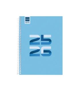 AGENDA ESCOLAR 2025-2026 COOL 4 155X212 SEMANA VISTA HORIZONTAL AZUL+ FINOCAM 645040126