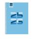 AGENDA ESCOLAR 2025-2026 COOL 8 120X164 SEMANA VISTA HORIZONTAL AZUL+ FINOCAM 645000126