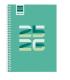 AGENDA ESCOLAR 2025-2026 COOL 8 120X164 SEMANA VISTA HORIZONTAL VERDE+ FINOCAM 645000926