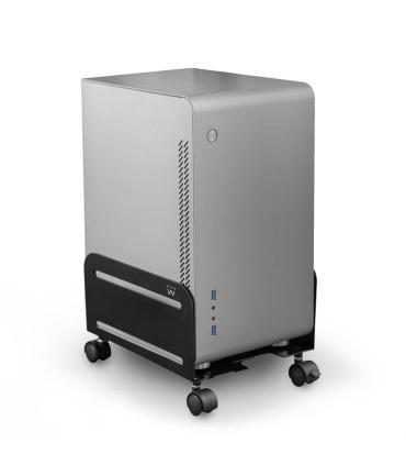 SOPORTE ORDENADOR EWENT CAJON AJUSTABLE CON RUEDAS METAL