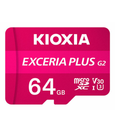 MICRO SD KIOXIA 64GB EXCERIA PLUS G2 UHS-I C10 CON ADAPTADOR