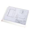 BOLSA 10 FUNDAS MULTITALADRO APERTURA SUPERIOR FORMATO A3 APAISADO 80 MICRAS PP TRANSPARENTE ESSELTE 47182