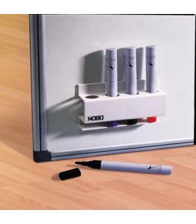 PORTA ROTULADORES MAGNETICO CAPACIDAD 4 ROTULADORES 8X12X3,2 CM. NOBO 3503846