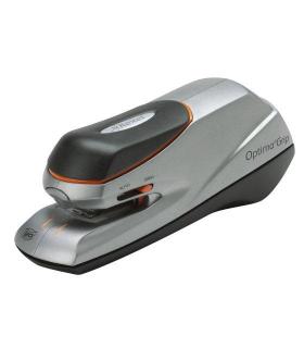 GRAPADORA ELECTRICA OPTIMA GRIP HASTA 20 HOJAS COLOR NEGRO   PLATA REXEL 2102349