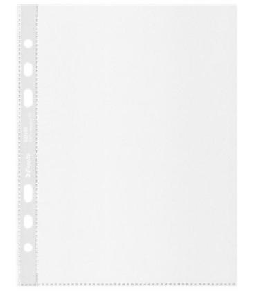 CAJA 100 FUNDAS POLIPROPILENO MULTITALADRO REFORZADA PIEL NARANJA A5 RECYCLE 70 MICRAS ESSELTE 627495