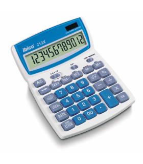 CALCULADORA DE SOBREMESA DE 12 DIGITOS MODELO 212X SOLAR   PILA IBICO IB410086