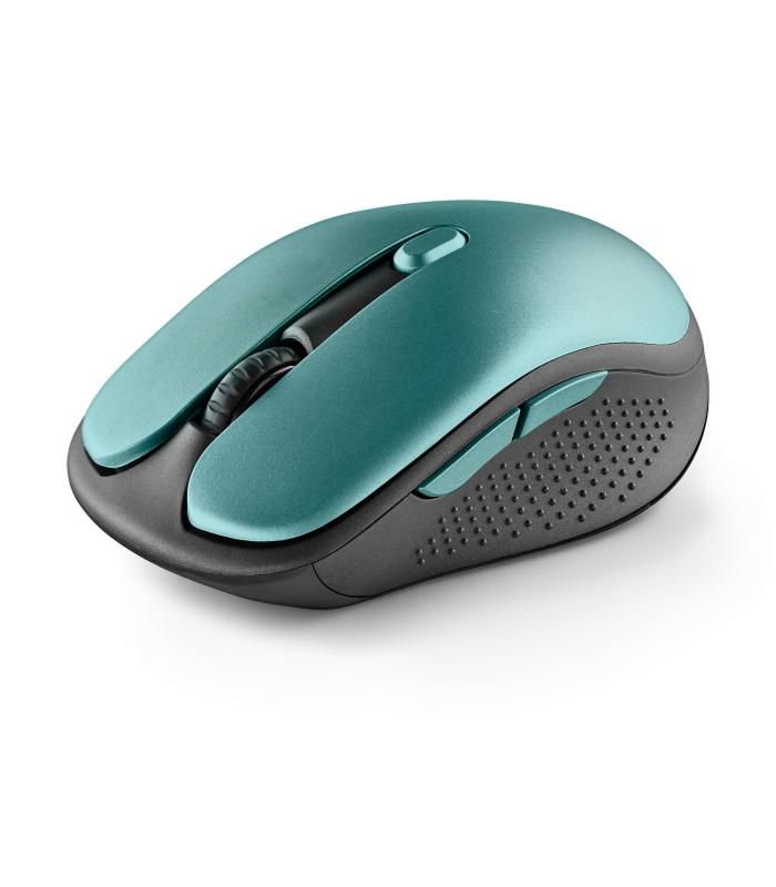 NGS - Ratn Inalmbrico EVO RUST ICE - Recargable - Botones Silenciosos - 800 1200 1600 Dpi - Verde Metalico