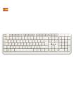 TECLADO NGS CABLE SPIKE BLANCO  USB