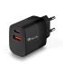 Cargador De Pared NGS Bud  1xUSB Tipo-C  1xUSB  45W