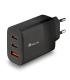 Cargador De Pared NGS Bud  2xUSB Tipo-C  1xUSB  65W