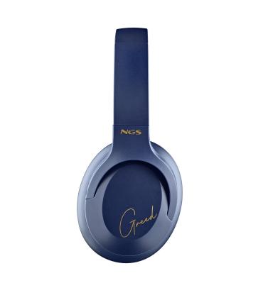 Auricular Diadema Con Cable Bluethooth NGS ARTICAGREEDBLUE No IPX Negro