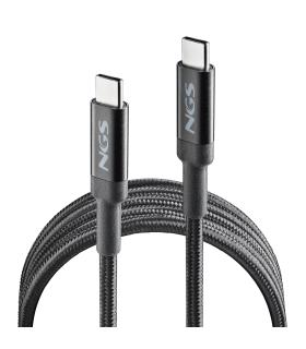 CABLE NGS CARGA RAPIDA DE USB C A USB C DE 2 M DE LONGITUD 100W
