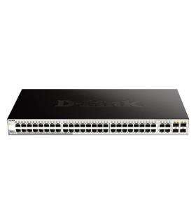 Switch D-Link DGS-1210-52 Smart+ 52 Puertos  RJ-45 10 100 1000  SFP