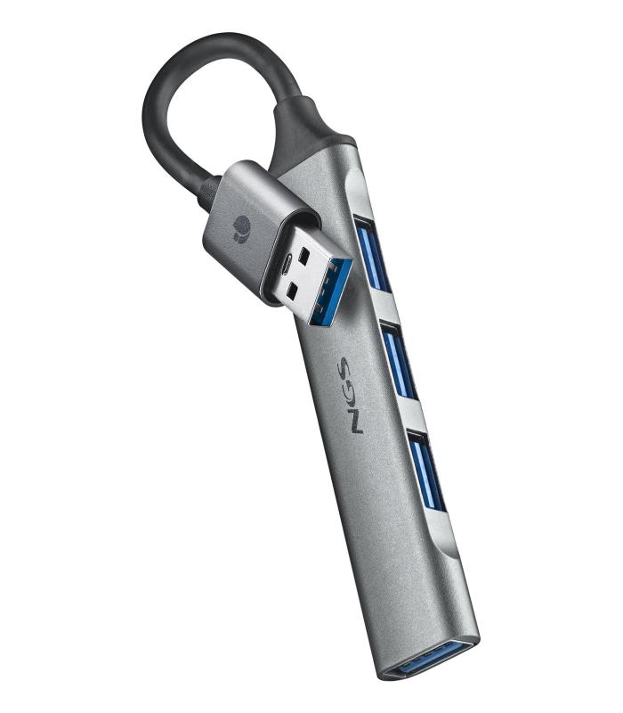 NGS HUB 4 PUERTOS USB  1 X USB 3.2, 3 X USB 2.0