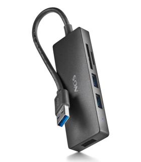 NGS Hub Reader 3.0 Con Lector De Tarjeta