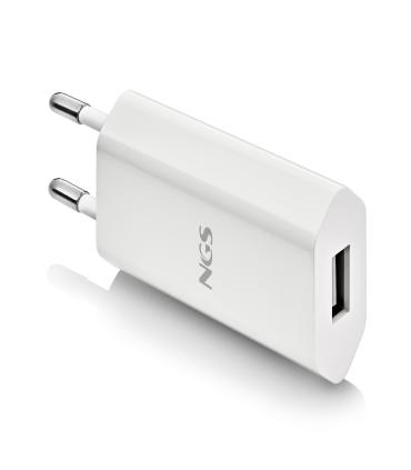 NGS Cargador Pared Blanco USB 5V2A 10W