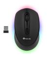 Ratn Inalmbrico Por Bluetooth NGS Smog-RB/ Batera Recargable/ Hasta 1600 DPI/ Negro