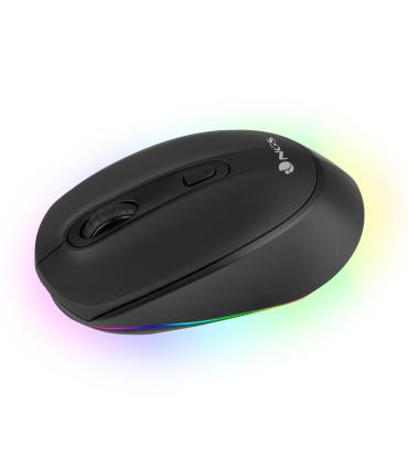 Ratn Inalmbrico Por Bluetooth NGS Smog-RB  Batera Recargable  Hasta 1600 DPI  Negro