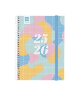 AGENDA ESCOLAR 2025-2026 SECUNDARIA 4 155X212 SEMANA VISTA HORIZONTAL ART+ FINOCAM 634204826