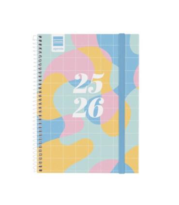AGENDA ESCOLAR 2025-2026 SECUNDARIA 4 155X212 SEMANA VISTA HORIZONTAL ART+ FINOCAM 634204826