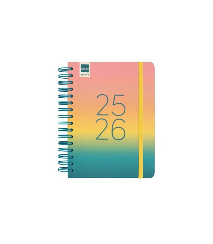 AGENDA ESCOLAR 2025-2026 CURSO COSMO 4 155X212  1DIA PAGINA IRIS+ FINOCAM 537070326