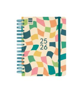 AGENDA ESCOLAR 2025-2026 CURSO COSMO 4 155X212  1DIA PAGINA KAI+ FINOCAM 537070226