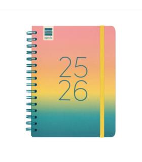 AGENDA ESCOLAR 2025-2026 CURSO COSMO 4 155X212  SEMANA VISTA HORIZONTAL IRIS+ FINOCAM 537050326