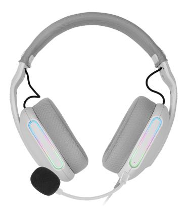 Auriculares Gaming Con Micrfono Mars Gaming MH-PRO  Jack 3.5  USB  Blancos