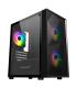 CAJA MICRO-ATX  B200 BLACK(2*14CM ARGB FRONT+1*12cm ARGB TRASERO)UNYKA UK113011