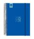 AGENDA ESCOLAR 2025-2026 CURSO ESPIR E10-155X212 1DIA PAGINA AZUL+ FINOCAM 633121526